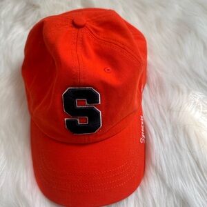 New Orange Baseball Cap with Black 'S' Patch